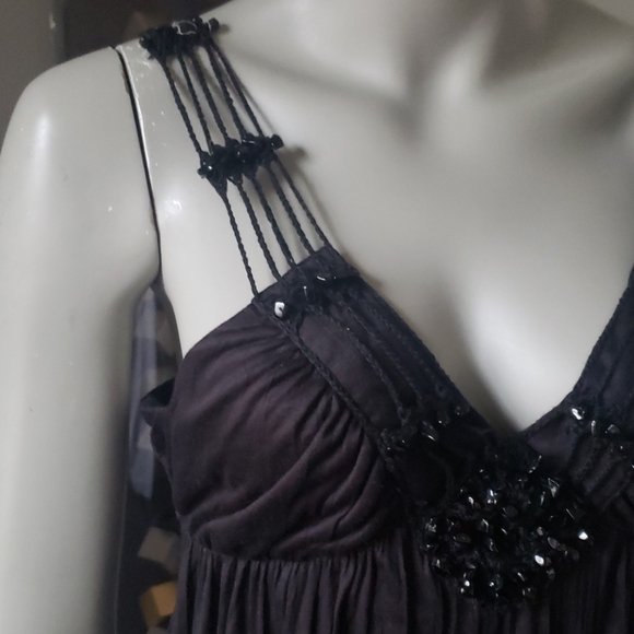 Free People Beaded Babydoll Dress NWT - Picture 2 of 10